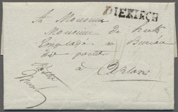 Cover Luxembourg -  Pre Adhesives  / Stampless Covers: 1832, DIEKIRCH, Einzeiler 34 X - ...-1852 Vorphilatelie