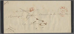 Cover Luxembourg -  Pre Adhesives  / Stampless Covers: 1836, HABAY-LA-NEUVE, Handschri - ...-1852 Voorfilatelie