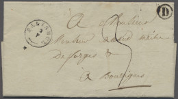 Cover Luxembourg -  Pre Adhesives  / Stampless Covers: 1837, PALISEUL, Fingerhutstempe - ...-1852 Prephilately