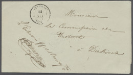 Cover Luxembourg -  Pre Adhesives  / Stampless Covers: 1847, HEINERSCHEID, Klarer Absc - ...-1852 Prefilatelia