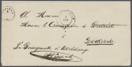 Cover Luxembourg -  Pre Adhesives  / Stampless Covers: 1847/1851, REDANGE, Zwei Briefe - ...-1852 Préphilatélie