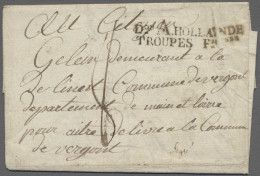 Cover Netherlands -  Pre Adhesives  / Stampless Covers: 1803, Feldpostbrief Aus Gertru - ...-1852 Vorläufer