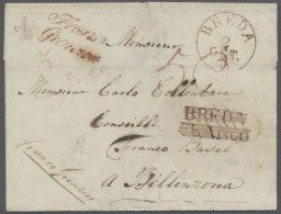 Cover Netherlands -  Pre Adhesives  / Stampless Covers: Ca. 1834, Brief Von BREDA (Ekr - ...-1852 Prephilately