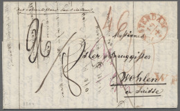 Cover Netherlands -  Pre Adhesives  / Stampless Covers: 1844, Brief Aus Amsterdam In D - ...-1852 Préphilatélie