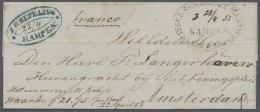 Cover Netherlands -  Pre Adhesives  / Stampless Covers: 1853, April 22, Small Sized EL - ...-1852 Vorläufer