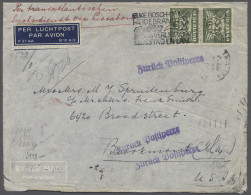 Cover Netherlands - Specialities: POSTSPERRE; 1941, Partie Von 2 Luftpostbriefen Aus D - Other & Unclassified