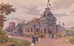 2f.581  TORINO - Esposizione Internazionale 1911 - Padiglione Regia Manifattura Tabacchi  - Illustrata Riccardo Paoletti - Exposiciones