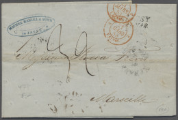 Brf. Österreichische Post In Der Levante: 1858, Brief Aus JASSY (L2) über CZERNOWITZ - Eastern Austria