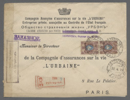 Cover Russia: 1916, Pre-printed Registered Envelope From PETROGRAD Bearing Russia 15ko - Briefe U. Dokumente