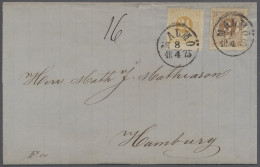 Cover Sweden: 1875, Apr 8, Letter From Malmö To Hamburg, Germany At A Rate Of 27 Öre ( - Lettres & Documents