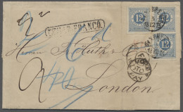 Cover Sweden: 1873, Dec 5, Letter To England Bearing 12 Oere Numeral Perf 13 X3. The C - Briefe U. Dokumente