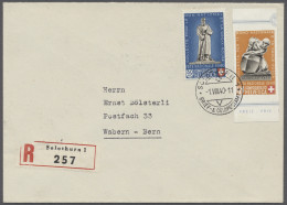 Brf. Schweiz: 1940, Pro Patria, Einzelmarke 20 + 5 C. Aus Block 5 Zusammen Mit 30 + 1 - Cartas & Documentos