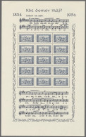 (*) Czechoslowakia: 1934, 100 Jahre Tschechische Nationalhymne "Kde Domov Muj?", 1 K - Unused Stamps