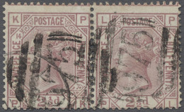 Pair/o Cyprus: 1878/1880, Großbritannien "Victoria" 2 1/2 Pence Lilarosa Aus Der Platte - Other