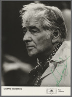 Autographen: LEONARD BERNSTEIN; 1981, Originalunterschrift Des Berühmten Dirigen - Other & Unclassified