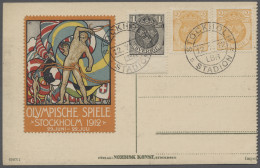 PPC Thematics: Olympic Games: 1912, STOCKHOLM, Ansichtskarte Des Königlichen Schloss - Altri & Non Classificati