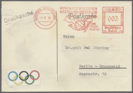 Cover/GA Thematics: Olympic Games: 1936, BERLIN, Acht Belege Jeweils Mit Den Guten Sonder - Altri & Non Classificati