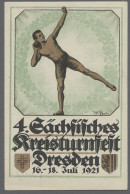 Cover Thematics - Sport: 1898-1929, Schöne Partie Von 10 Bildpostkarten Mit Frühen Spo - Andere & Zonder Classificatie