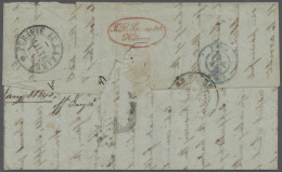 Brf. Transatlantikmail: DESINFIZIERTE POST: 1842, Brief Aus Constantinopel (Dkr. Des - Otros - Europa