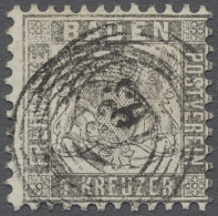 O Baden - Marken Und Briefe: 1862, Freimarke 1 Kreuzer In Der Sehr Seltenen Farbva - Altri & Non Classificati