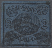 O Braunschweig - Marken Und Briefe: 1853, Freimarke 2 Sgr. In Der Farbvariante Hel - Brunswick