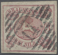 O Braunschweig - Marken Und Briefe: 1861, Freimarke 3 Sgr. Lebhaftkarmin Entwertet - Braunschweig