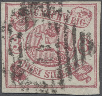 O Braunschweig - Marken Und Briefe: 1861, Freimarke 3 Sgr. Lebhaftkarmin Vollrandi - Braunschweig