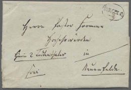 Brf. Hannover - Vorphilatelie: JORK, 1835, Faltbrief (ohne Inhalt) Aus Steinkirchen M - Prephilately