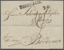 Brf. Lübeck - Vorphilatelie: 1803, Brief Nach Bordeaux, Hd. "franco Hamburg", Mit Den - Lübeck