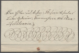 Brf. Mecklenburg-Schwerin - Vorphilatelie: 1788, Schnörkelbrief Mit Interessantem Inh - Préphilatélie