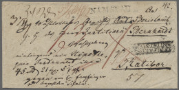 Brf. Preußen - Vorphilatelie: 1831, KOEN:PREUSS:SANITAET:STEMPEL, Ra2 Auf Brief Von N - Precursores