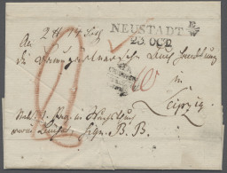 Brf. Preußen - Vorphilatelie: 1831, 22.10., Cholerazeit, GROSS KREUTZ SANITÄTS STEMPE - Prephilately