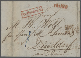 Brf. Preußen - Vorphilatelie: 1850, 15.Juni, Barfranko-Brief Aus WIEN (am 1.Juni War - Vorphilatelie