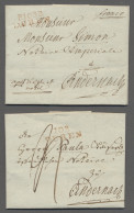 Brf. Preußen - Vorphilatelie: DÜREN, 1807-1808, Partie Von 2 Guterhaltenen Kleinen Fa - Prephilately