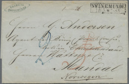 Brf. Preußen - Marken Und Briefe: 1853, R2 "SWINEMÜNDE, 19/5 * 7-8A" Auf Markenlosem - Otros & Sin Clasificación