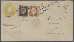 GA Preußen - Ganzsachen: 1855, "Friedrich Wilhelm IV." 3 Sgr.-Ganzsachenumschlag, O - Other & Unclassified