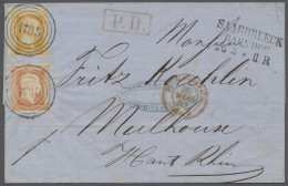 Brf. Preußen - Bahnpost: 1859, Friedrich Wilhelm IV., 1/2 Sgr. Rotorange, Erste Ausga - Other & Unclassified