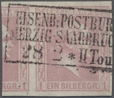 O Preußen - Bahnpost: 1859ff., Friedrich Wilhelm IV., 1 Sgr. Gegitterter Grund Lin - Otros & Sin Clasificación