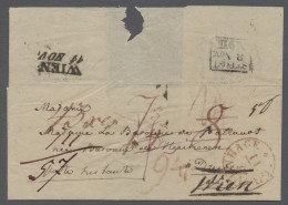 Brf. Sachsen - Vorphilatelie: 1836 (ca.), Brief Aus Den Niederlanden Nach Dresden Und - Prephilately