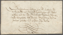 Brf. Thurn & Taxis - Vorphilatelie: ERBACH/ODENWALD; 1658, Schnörkelbrief Aus Erbach - Prephilately