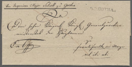 Brf. Thurn & Taxis - Vorphilatelie: 1813, R.3 GOTHA, L1 Auf Brief Aus Den Befreiungsk - Prephilately