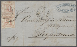 Brf. Thurn & Taxis - Marken Und Briefe: 1859, 2 Stück Der Freimarke 1/4 Sgr. Rötlicho - Otros & Sin Clasificación