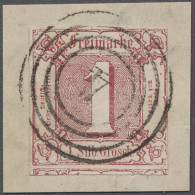 Briefstück Thurn & Taxis - Nummernstempel: 4 (BARCHFELD); 1862, Freimarke 1 Sgr. Lilarot Dr - Sonstige & Ohne Zuordnung