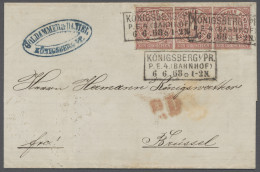 Brf. Norddeutscher Bund - Marken Und Briefe: 1868, Freimarke 1 Gr. Karmin Im Waagerec - Otros & Sin Clasificación