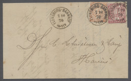 Brf. Norddeutscher Bund - Marken Und Briefe: 1869, Freimarken 1/2 Und 1 Groschen Gezä - Otros & Sin Clasificación