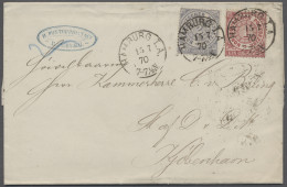 Brf. Norddeutscher Bund - Marken Und Briefe: 1869, Freimarken 1 Und 2 Groschen Gezähn - Autres & Non Classés
