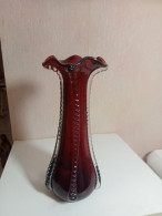 Vase Ancien Hauteur 26 Cm Diamètre 11 Cm - Jarrones