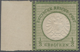 ** Deutsches Reich - Brustschild: 1872, Großer Brustschild, 1/3 Gr. Dunkelgrünlicho - Neufs