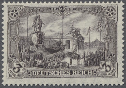 ** Deutsches Reich - Germania: 1912, 3 Mark Denkmalsenthüllung, Friedensdruck Schwa - Nuovi