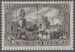 ** Deutsches Reich - Germania: 1912, 3 Mark Denkmalsenthüllung, Friedensdruck Schwa - Ungebraucht